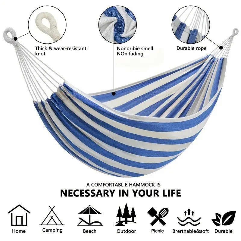 أرجوحة قماشية بدون عارضة خشبية - مراجعة Bed Outdoor Camping وسعره