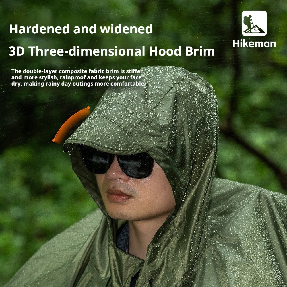 معطف مطر خفيف الوزن بسحاب، مصن - مراجعة Camping Rain Poncho وسعره
