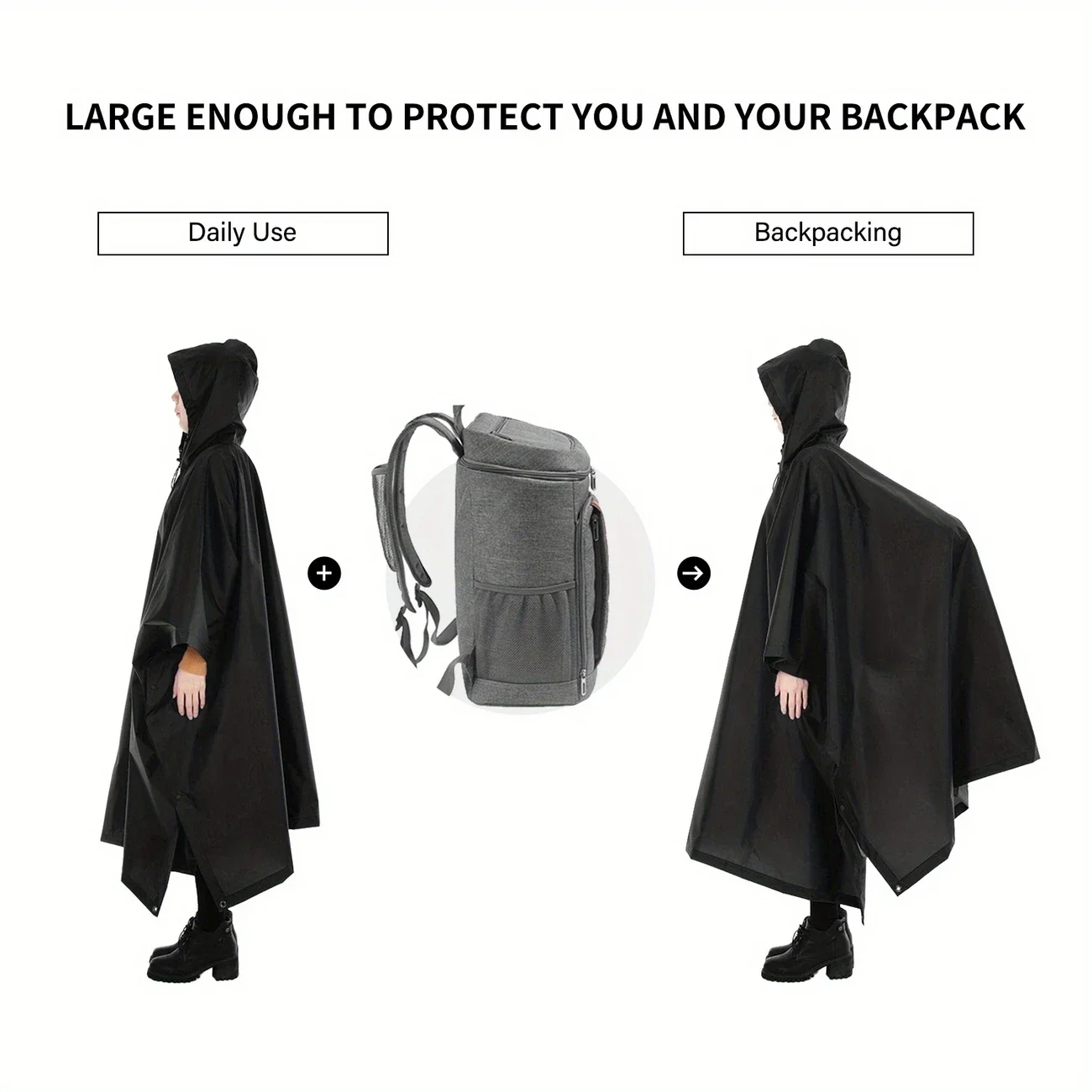 2026 للرحلات والتخييم، معطف مط - مراجعة Camping Rain Poncho وسعره