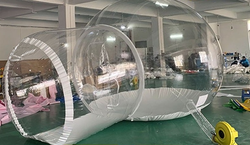 خيمة عرض كروية شفافة مقاومة لل - مراجعة Outdoor Camping Exhibition وسعره